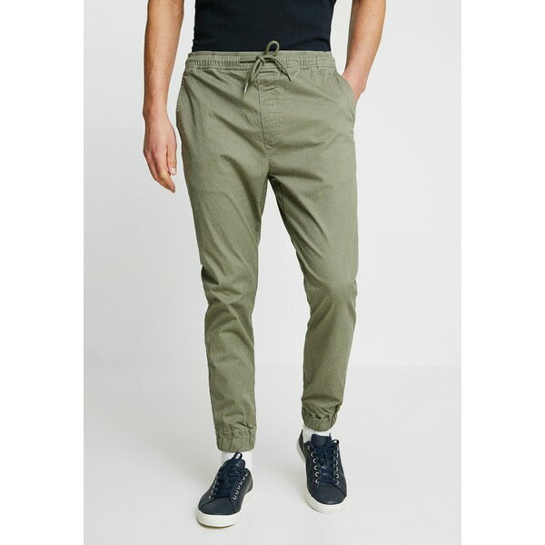 ソリッド メンズ カジュアルパンツ ボトムス SDSLIM SLIM FIT - Trousers - dusty oliv(4)