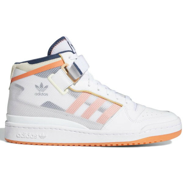 adidas アディダス メンズ スニーカー 【adidas Forum Mid TT】 サイズ US_8.5(26.5cm) White Acid Orange