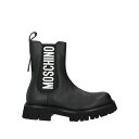 【送料無料】 モスキーノ メンズ ブーツ シューズ Ankle boots Black