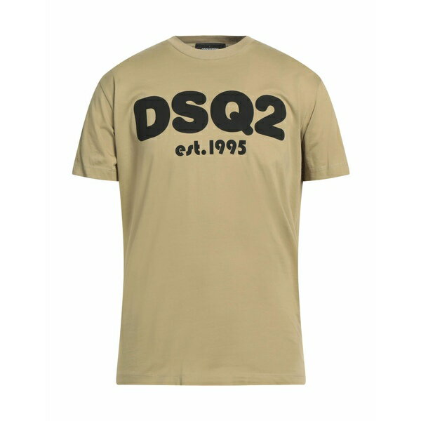 【送料無料】 ディースクエアード メンズ Tシャツ トップス T-shirts Beige