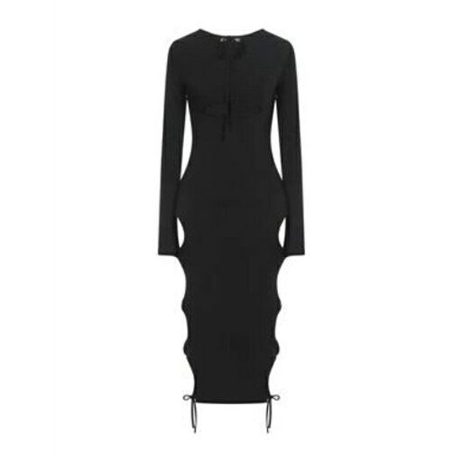 【送料無料】 アンドレダモ レディース ワンピース トップス Midi dresses Black 【送料無料】 アンドレダモ レディース ワンピース トップス Midi dresses Black