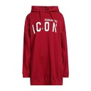 【送料無料】 ディースクエアード レディース パーカー・スウェットシャツ アウター Sweatshirts Red