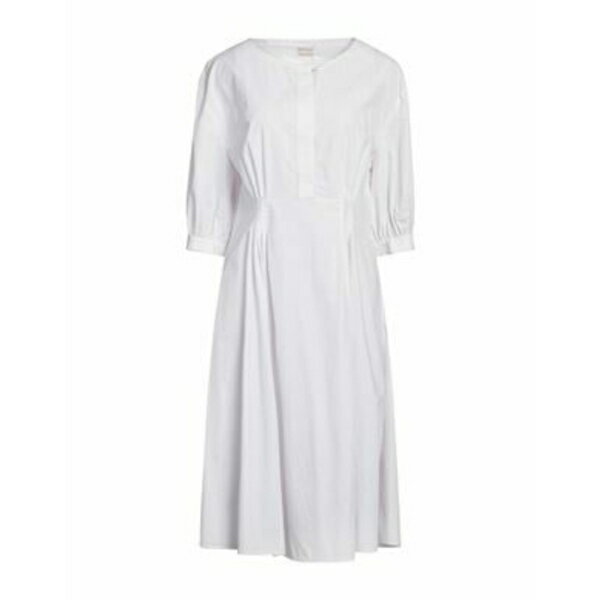 【送料無料】 マッシモ アルバ レディース ワンピース トップス Midi dresses White