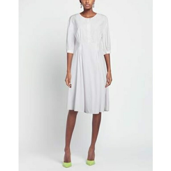 【送料無料】 マッシモ アルバ レディース ワンピース トップス Midi dresses White