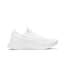 Nike ナイキ メンズ スニーカー 【Epic React Flyknit 'Triple White'】 サイズ US_8.5(26.5cm)