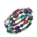 X^CAhR[ fB[X uXbgEoOEANbg ANZT[ 3-Pc. Set Mixed Bead Stretch Bracelets, Created for Macy's Multi