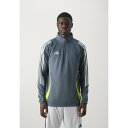アディダス メンズ バスケットボール スポーツ TIRO 24 - Long sleeved top - team onix/semi solar yellow