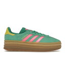 adidas アディダス レディース スニーカー 【adidas Gazelle Bold Court Green Lucid Pink (Women's)】 ...