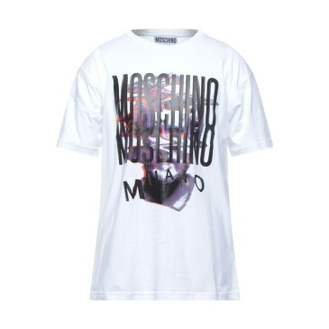 モスキーノ MOSCHINO メンズ Tシャツ トップス T-shirts White