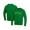 アンダーアーマー メンズ パーカー・スウェットシャツ アウター Men's Green Notre Dame Fighting Irish 2024/25 Si...