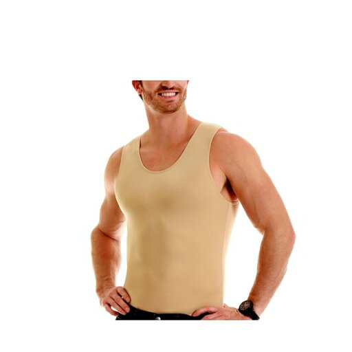 インスタスリム メンズ シャツ トップス Insta Slim Men's Compression Muscle Tank Top Tan インスタスリム メンズ シャツ トップス Insta Slim Men's Compression Muscle Tank Top Tan