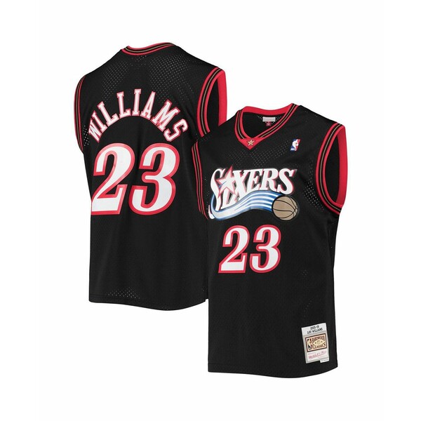 ߥå&ͥ   ȥåץ Men's Lou Williams Black Philadelphia 76ers 2005...