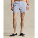 ラルフローレン メンズ カジュアルパンツ ボトムス Men's 6-Inch Polo Prepster Seersucker Shorts Blue Seersucker(4)