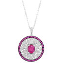 エフィー コレクション レディース ネックレス・チョーカー・ペンダントトップ アクセサリー EFFY Sapphire (1-7/8 ct. t.w.) & D...