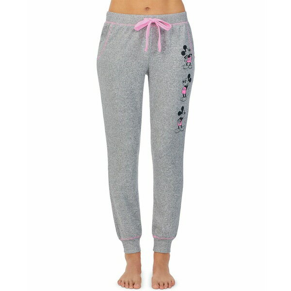 ディズニー レディース カジュアルパンツ ボトムス Mickey & Minnie Mouse Jogger Pajama Pants Grey Heather