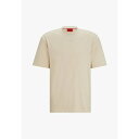 フューゴ メンズ Tシャツ トップス DAPOLINO - Basic T-shirt - light beige