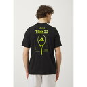 アディダス メンズ バスケットボール スポーツ Sports T-shirt - black/lucid lemon