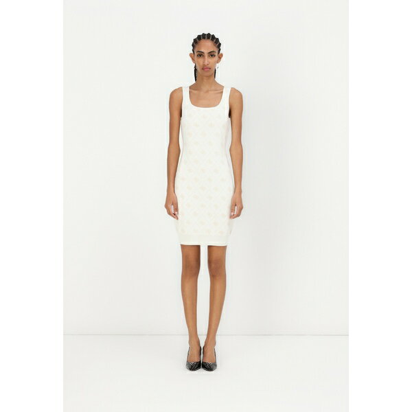 ゲス レディース ワンピース トップス SARAH DRESS - Shift dress - cream white pearl