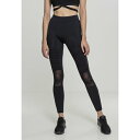 アーバン クラシックス レディース カジュアルパンツ ボトムス LADIES TECH MESH - Leggings - Trousers - black