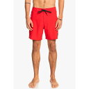 クイックシルバー メンズ バスケットボール スポーツ KAIMANA 16 - Swimming shorts - high risk red