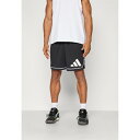 アディダス メンズ バスケットボール スポーツ BADGE OF 9IN - Sports shorts - black/white