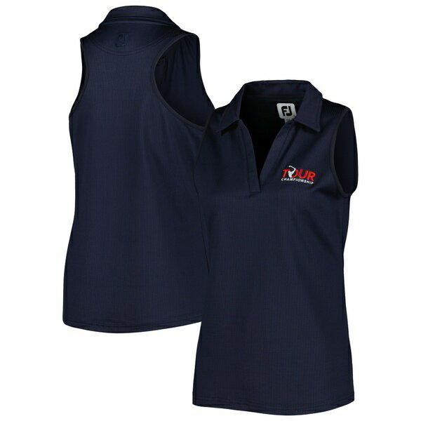 フットジョイ レディース ポロシャツ トップス TOUR Championship FootJoy Women's VNeck Tank Top? Navy