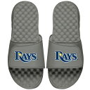 アイスライド メンズ サンダル シューズ Tampa Bay Rays ISlide Primary Logo Slide Sandals Gray