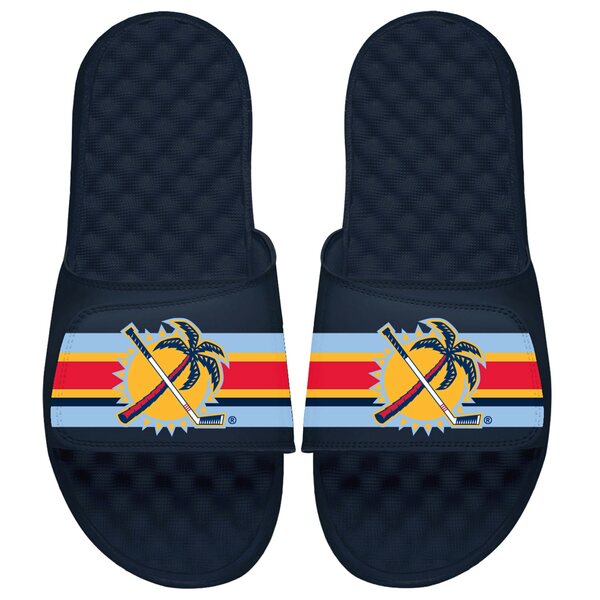 ACXCh Y T_ V[Y Florida Panthers ISlide Special Edition 2.0 Slide Sandals Navy