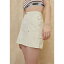 ٥ ǥ  ܥȥॹ BIBI CARPENTER SKIRT - Mini skirt - unbleached