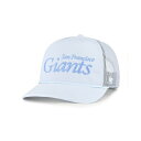 47ブランド レディース 帽子 アクセサリー Women's Light Blue San Francisco Giants Foundation Script...