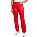 ジョーンズニューヨーク レディース デニムパンツ ボトムス Women's Lexington Straight Leg Jeans Rouge