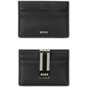 ヒューゴボス メンズ 財布 アクセサリー Men's Card Case & Clip Black