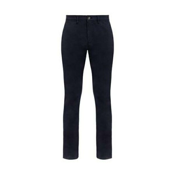 エデンパーク メンズ カジュアルパンツ ボトムス Straight-leg dark brown chinos