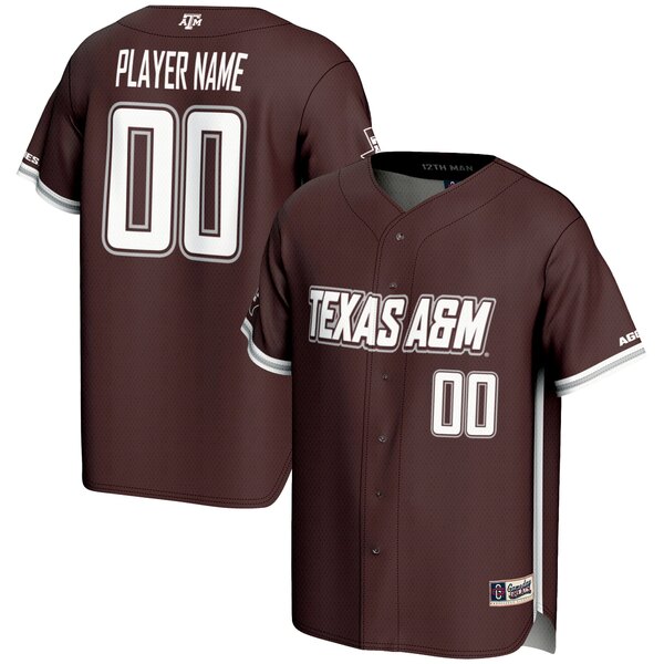 ゲームデイグレーツ メンズ ユニフォーム トップス Texas A&M Aggies GameDay Greats NIL PickAPlayer Lightweight Baseball Jersey Maroon