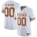 iCL Y jtH[ gbvX Texas Longhorns Nike PickAPlayer NIL Replica Football Jersey White