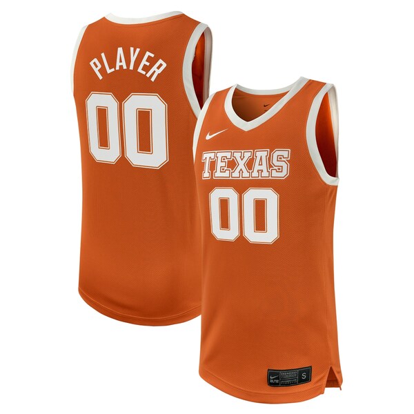 ʥ  ˥ե ȥåץ Texas Longhorns Nike Unisex NIL PickAPlayer Women's Basketball Jersey Texas Orange