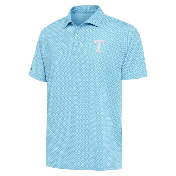 アンティグア メンズ ポロシャツ トップス Texas Rangers Antigua Dawdle Polo Blue