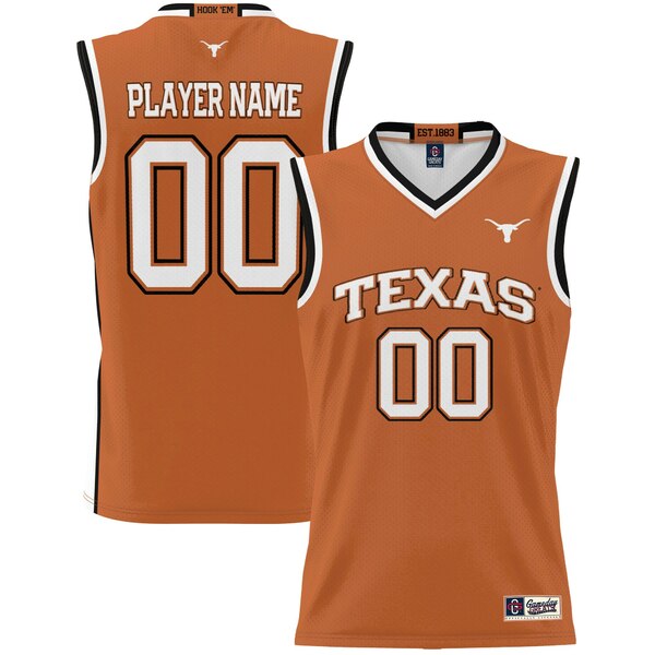 ゲームデイグレーツ メンズ ユニフォーム トップス Texas Longhorns GameDay Greats Unisex Lightweight NIL PickAPlayer Basketball Jersey Orange