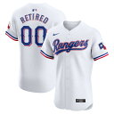 ナイキ メンズ ユニフォーム トップス Texas Rangers Nike Home Elite PickAPlayer Retired Roster Jersey White