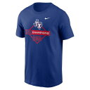 iCL Y TVc gbvX Texas Rangers Nike 2023 American League Champions Diamond Icon T Shirt???Royal