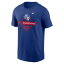 ナイキ メンズ Tシャツ トップス Texas Rangers Nike 2023 American League Champions Diamond Icon T Shirt???Royal