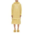 ジル・サンダー レディース パーカー・スウェットシャツ アウター Hoodie GIALLO