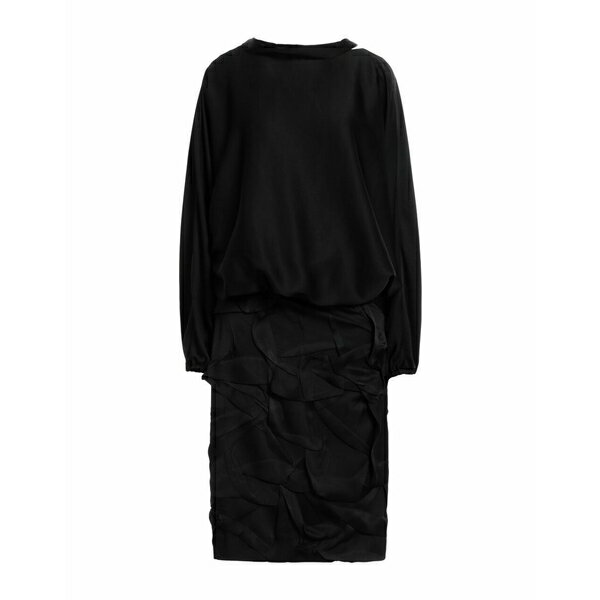 【送料無料】 ドリス・ヴァン・ノッテン レディース ワンピース トップス Midi dresses Black