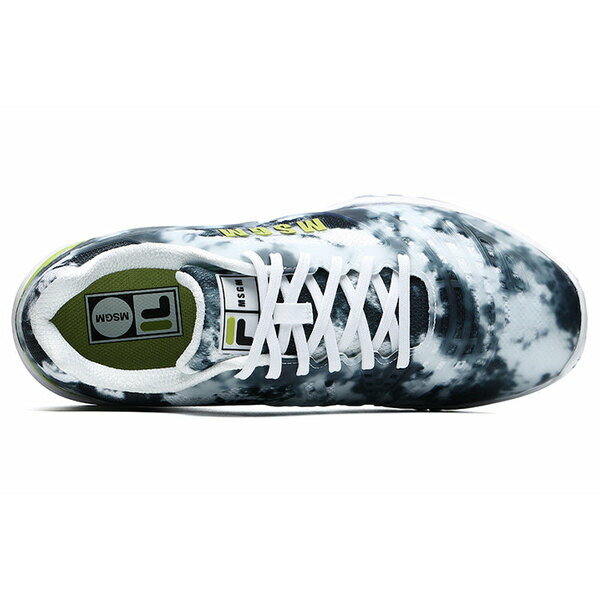 FILA フィラ メンズ スニーカー White/Black 【MSGM x FILA Heritage-FHT Low-Top White/Black/Bandhnu A12M122302FWB】 サイズ US_7.5(25.5cm)