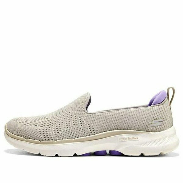 Skechers スケッチャーズ レディース スニーカー Taupe/Lavender 【(WMNS) Skechers Go Walk 6 Slip In Fabulous View 'Taupe Lavender' 124571-TPLV】 サイズ US_7(24.0cm)(4)
