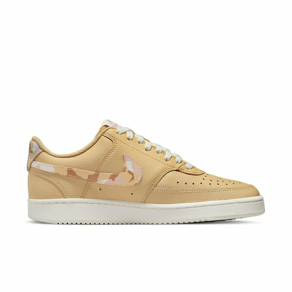 Nike ナイキ レディース スニーカー Sesame/Sail/Pink Oxford/Multi-Color 【(WMNS) Nike Court Vision Low 'Sesame Camo' DX3734-200】 サイズ US_7.5(24.5cm) 2