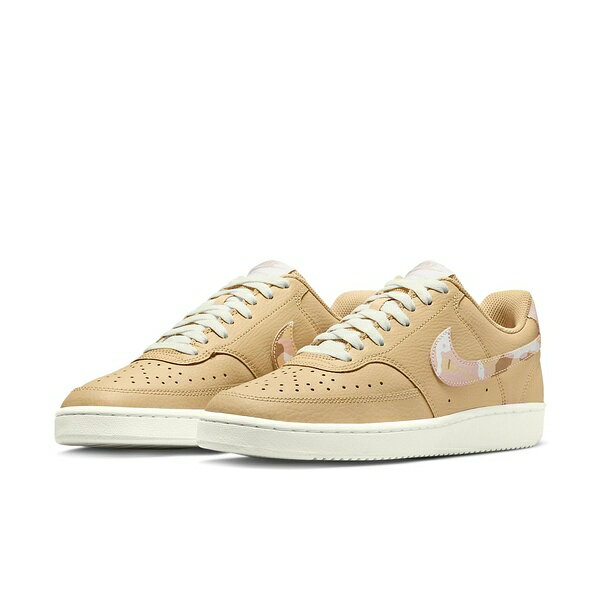 Nike ナイキ レディース スニーカー Sesame/Sail/Pink Oxford/Multi-Color 【(WMNS) Nike Court Vision Low 'Sesame Camo' DX3734-200】 サイズ US_7.5(24.5cm) 3