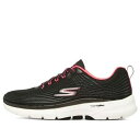 Skechers スケッチャーズ レディース スニーカー Black/Hot Pink 【(WMNS) Skechers Go Walk 6 'Stunning Glow - Black Hot Pink' 124554-BKHP】 サイズ US_7.5(24.5cm)