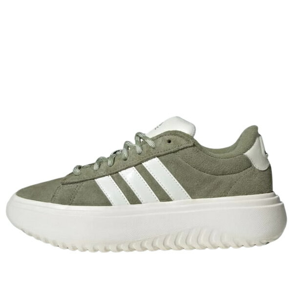 adidas アディダス レディース スニーカー Tent Green / Off White 【(WMNS) adidas Grand Court Platform 'Tent Green Off White' IH2431】 サイズ US_5(22.0cm)(4)