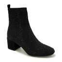 ケネスコール レディース ブーツ シューズ Women's Rida Stretch Jewel Dress Booties Black